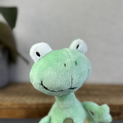 Jellykitten Bing Bong Frog - Soft Toy Frog Vintage Retired With Tags Small 10”