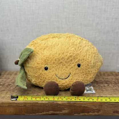 Jellycat Amuseable Lemon - Large Lemon With Legs - Food Play Soft Toy 8" (#2)