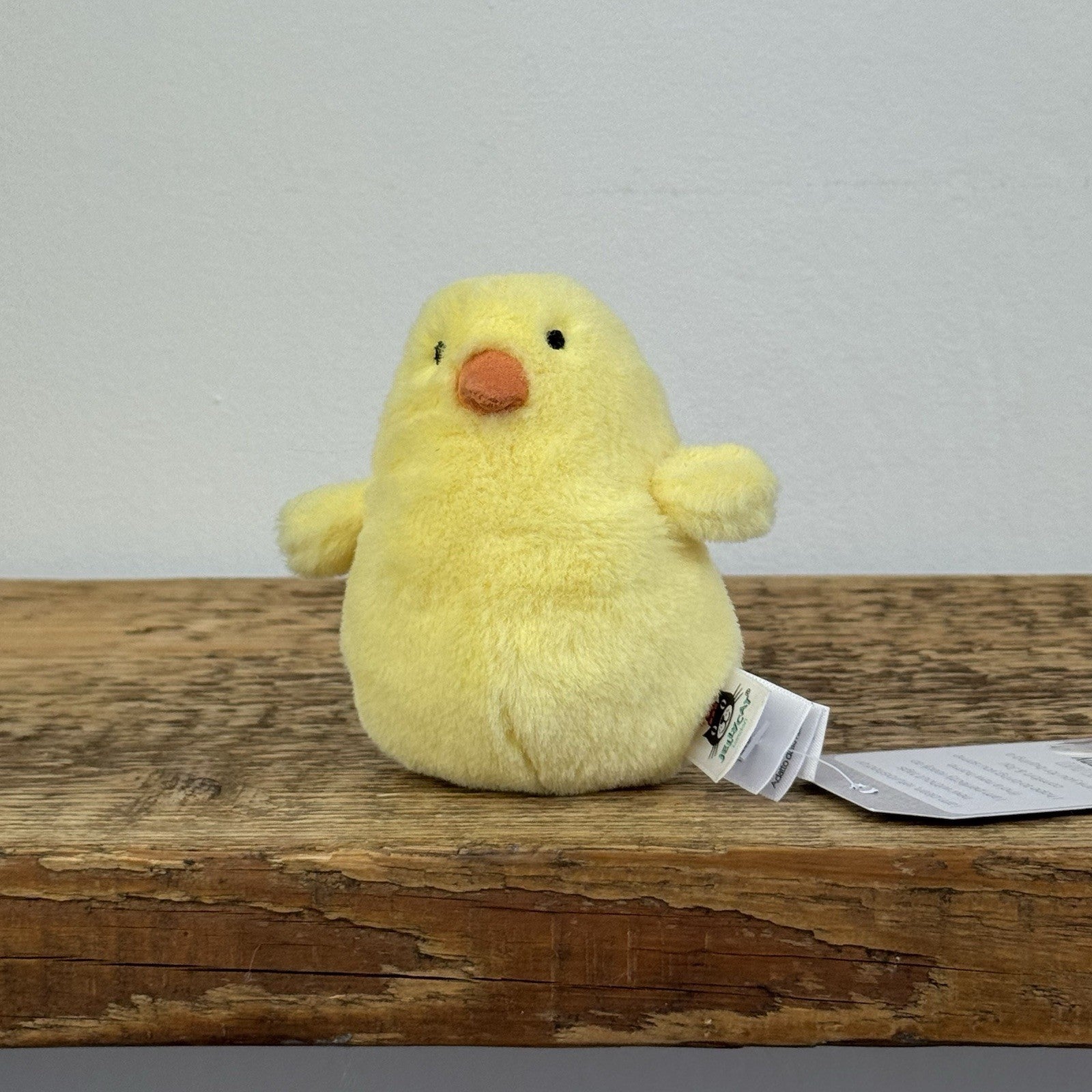 Jellycat Chicky Cheeper Yellow Chick - Tiny Yellow Beanie Chick/Bird 4" Retired