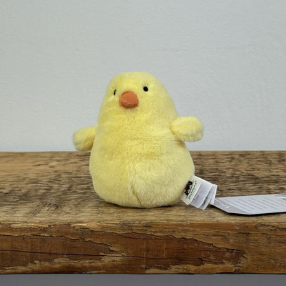 Jellycat Chicky Cheeper Yellow Chick - Tiny Yellow Beanie Chick/Bird 4" Retired