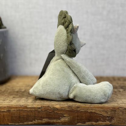 Jellycat Duffie Dino Rattle - Small Green Jellycat Dinosaur Rattle Soft Toy 6"