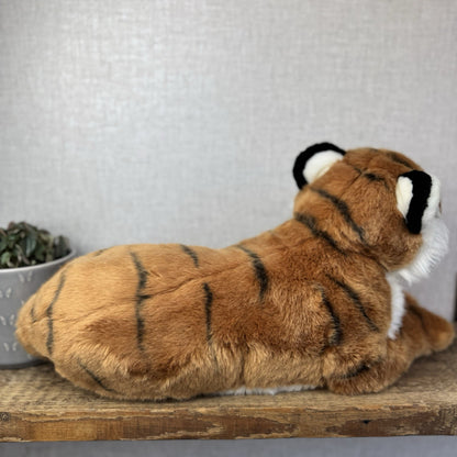 FAO Schwarz Tiger 2018 - Large Lifelike Tiger Beanie Plush Large Pristine NWOT 