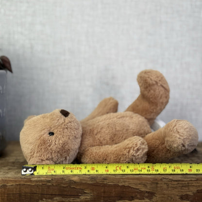 Jellycat Small Butterscotch Bear - Retired Brown Beige Bear Soft Toy Beanie 8”