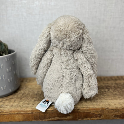 Jellycat Medium Bashful Beige Posy Blossom Bunny - Beige Bunny Floral 12”