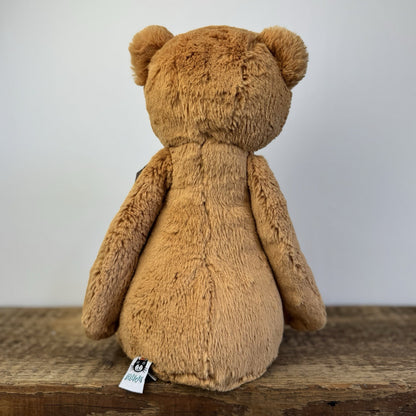 Jellycat Large Bashful Ginger Bear - Large Orange Bashful Bear Cub RARE 15"/38cm