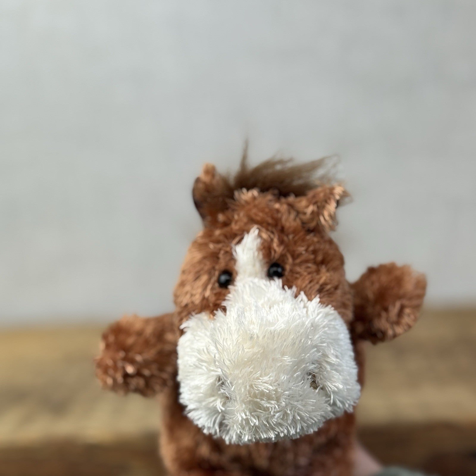 Russ Berrie Luvvies - Wendy The Horse Beanie - Pudding Horse Soft Toy Tiny 4”