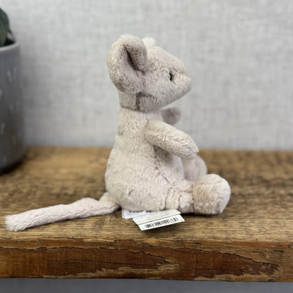 Jellycat Pipsy Mouse New With Tags Beige Small Beanie Plush Mouse Retired 5”