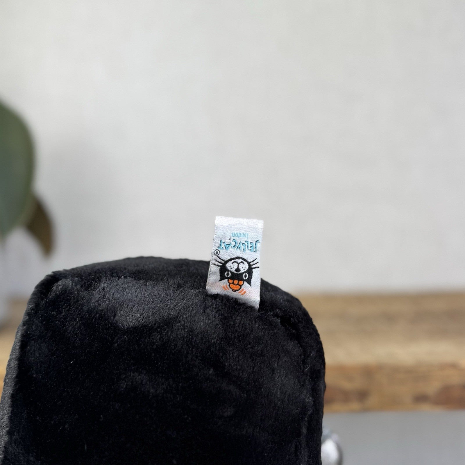 Jellycat Big JellyBot - Black Robot Beanie Soft Rare & Retired Larger Size 16”