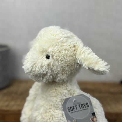 Jellycat Skiffles Lamb Rare Retired Meduim Vintage Medium Floppy Sheep 14"