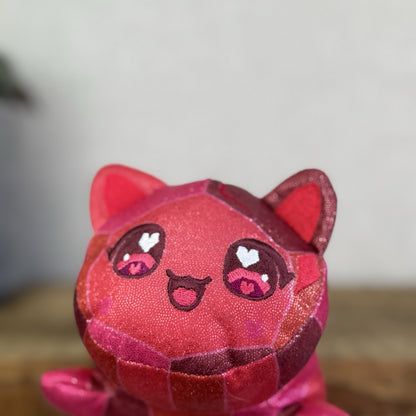 Aphmau MeeMeows - Ruby Red Cat Squish Plush Soft Toy Collectible 5"