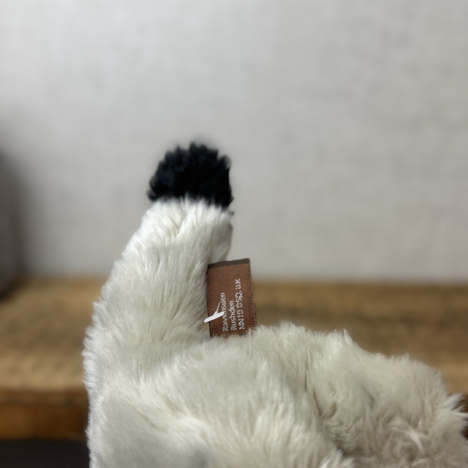 Suma Collection Sleeping Lynx Cub Soft Toy Beanie - Small Lynx Baby Plush 8"