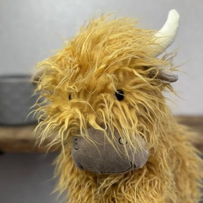 Jellycat Medium Special Truffles Highlands Cow -New With Tags 14”