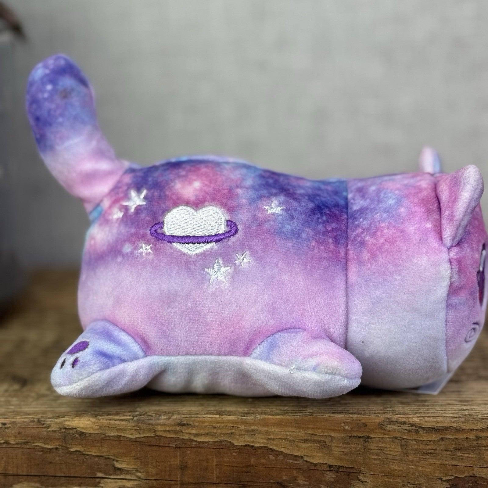 Aphmau MeeMeows - Celestial Galaxy Cat - Pocket Squishy Cat Pink Small Cat 5"