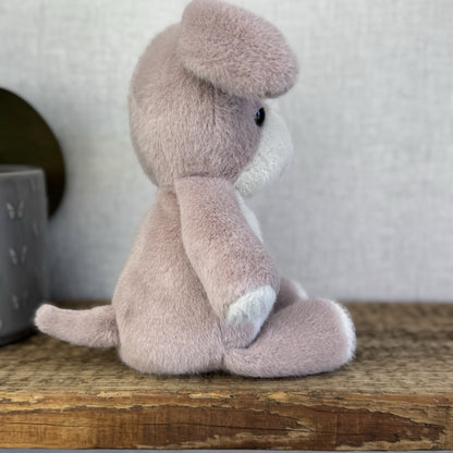 Jellycat Beepi Dog - Medium Fluffy Dog Big Eyed Dog Beanie Plush Retired 10"