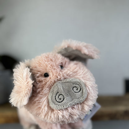 Jellycat Medium Truffles Pig - Piglet Pink Pillow Vintage Retired 14"