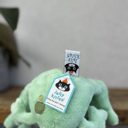 Jellykitten Bing Bong Frog - Soft Toy Frog Vintage Retired With Tags Small 10”