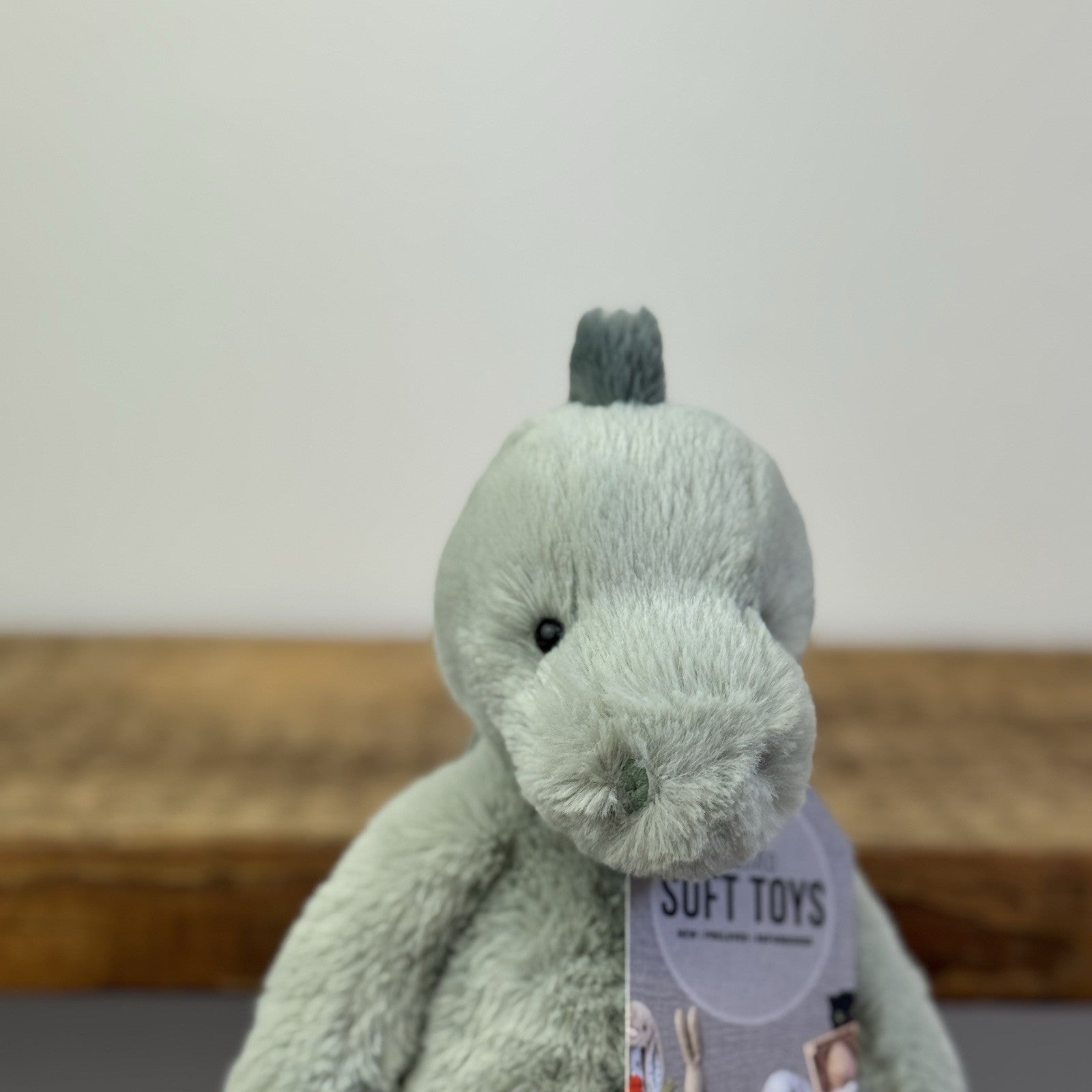 Jellycat Small Puffles Dino - Small Super Soft Sitting Dinosaur Rare/Retired 8"