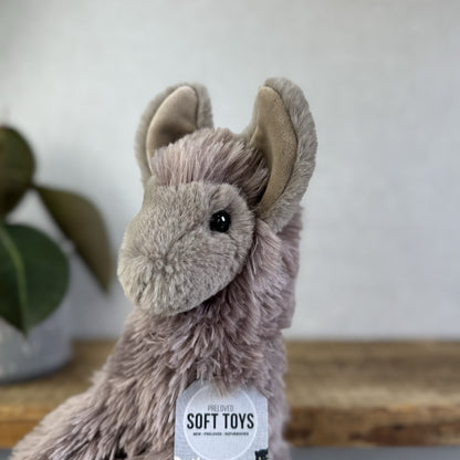 Douglas Cuddle Toys - Josie Soft Toy Llama Super Soft Cute Alpaca/llama NWOT 12”