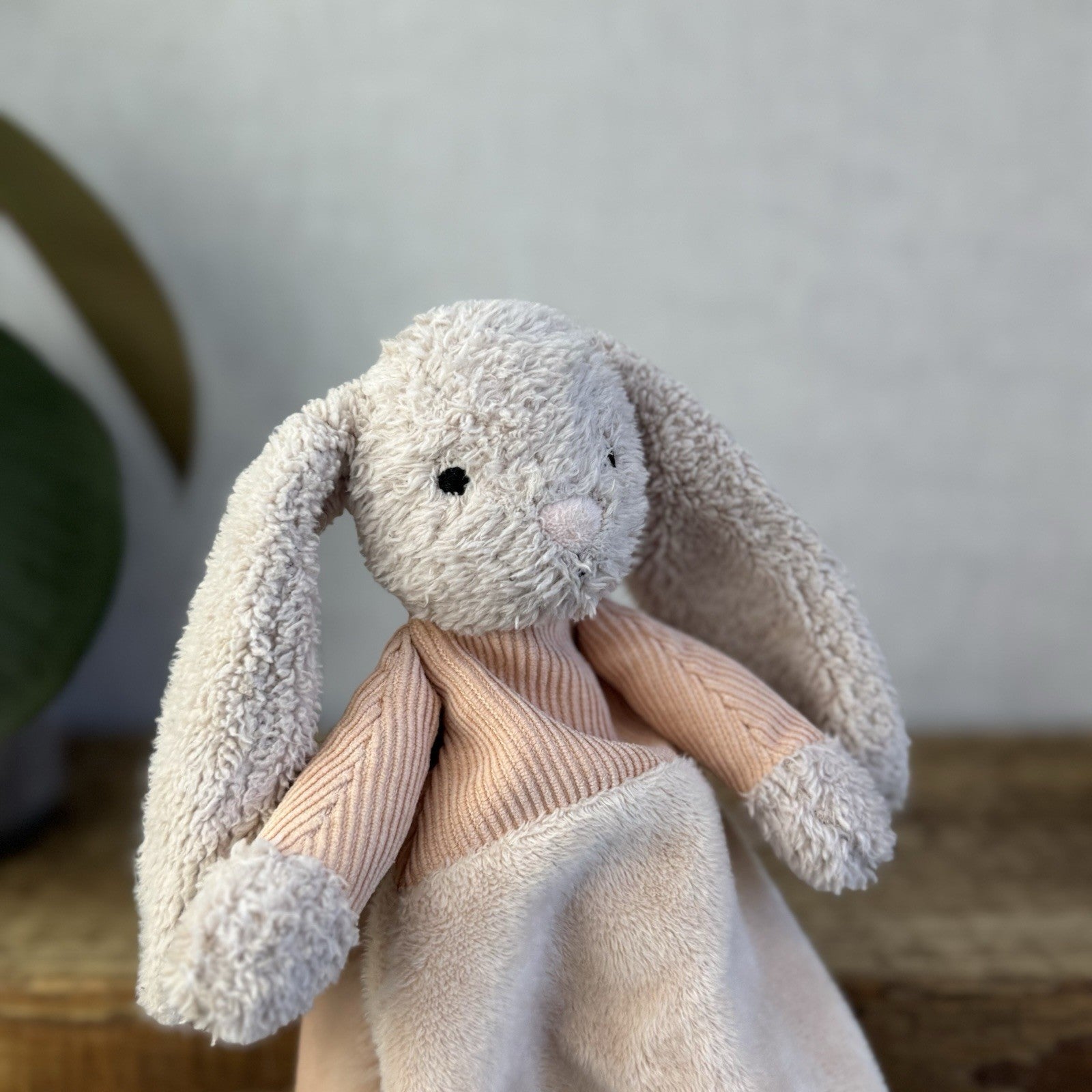 Jellycat Jumble Bunny Pink Rabbit Soother Comforter Baby Plush Soft Toy Blankie