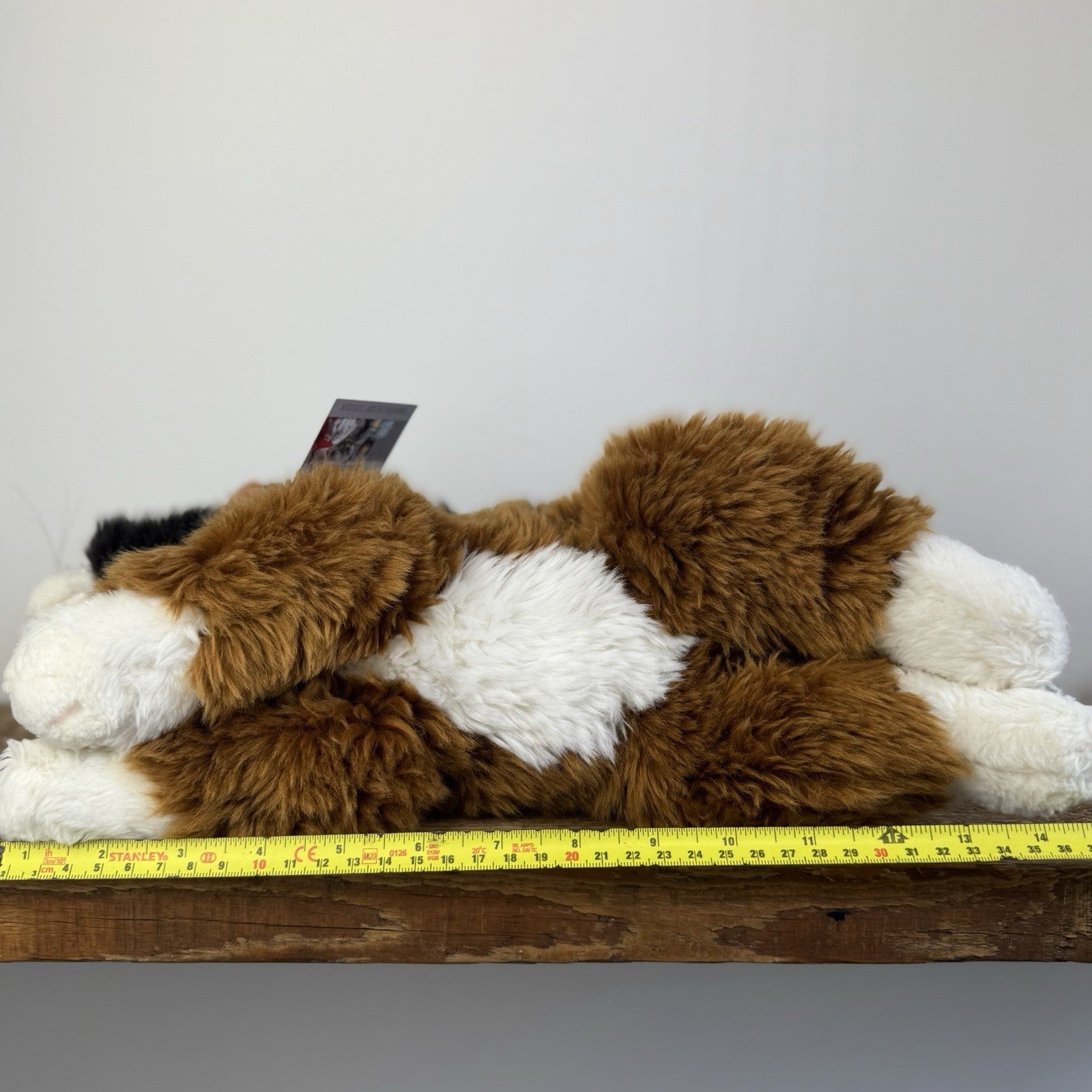 Vintage Dowman Soft Touch - Calico Cat Beanie Soft Toy, realistic ESSA