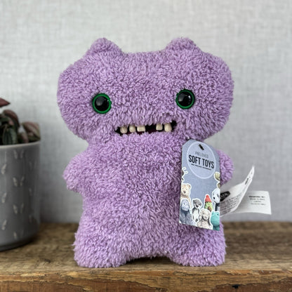 Fuggler Gap Tooth - Lilac Snuggler Fuggler Funny Ugly Monster Soft Toy Retired 