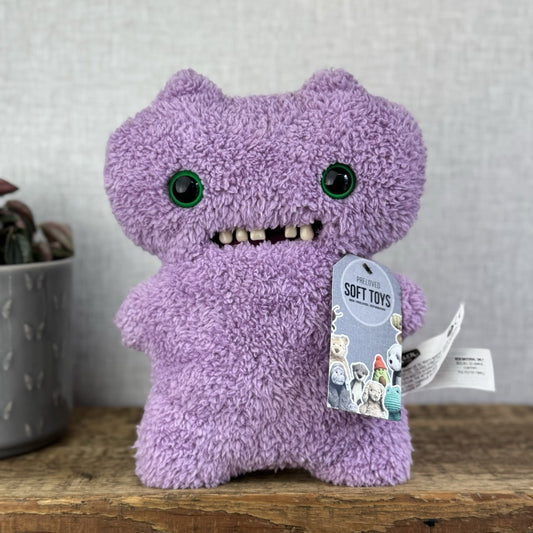 Fuggler Gap Tooth - Lilac Snuggler Fuggler Funny Ugly Monster Soft Toy Retired 