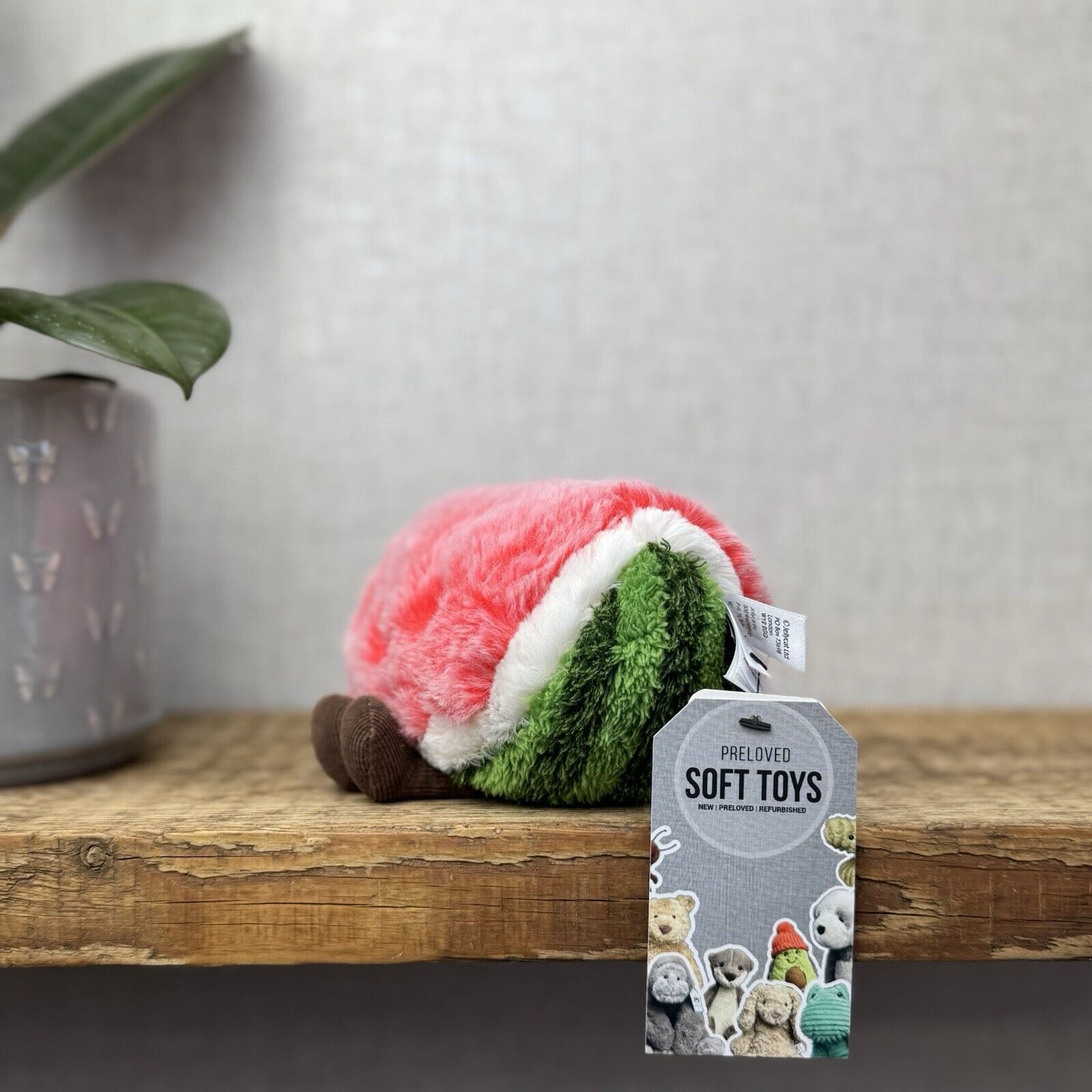 Jellycat Small Amuseable Watermelon Slice - Small Fluffy Melon Soft Toy (2)