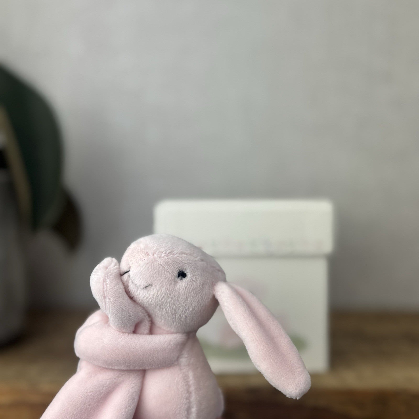 Jellycat - My First Soother Pink - Pink Bunny Velour Comforter New In Box