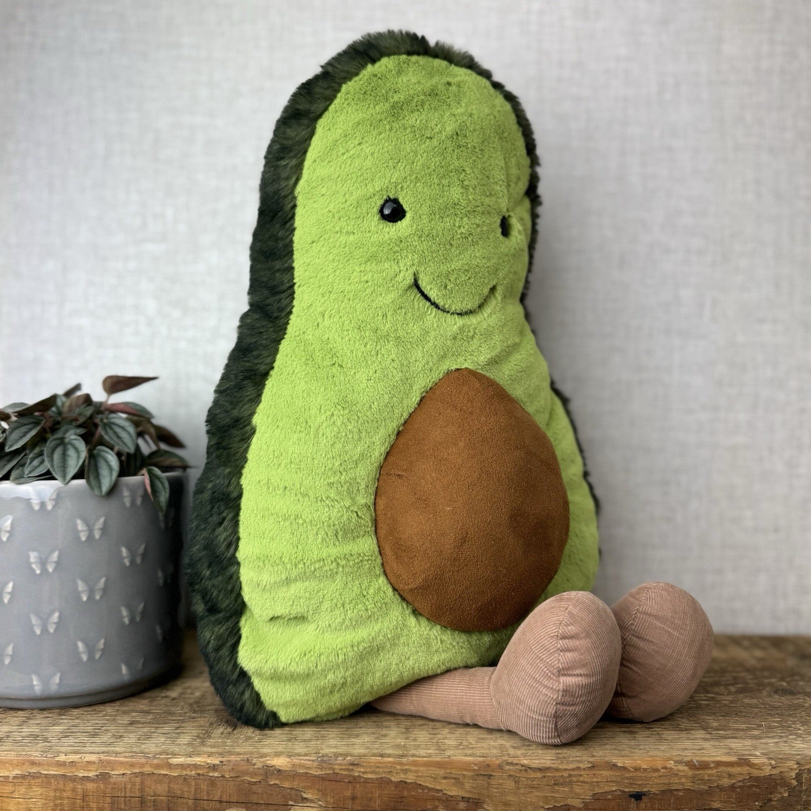 Jellycat Huge Amuseable Avocado - Huge Avocado Soft Toy Beanie Plush Retired 18”