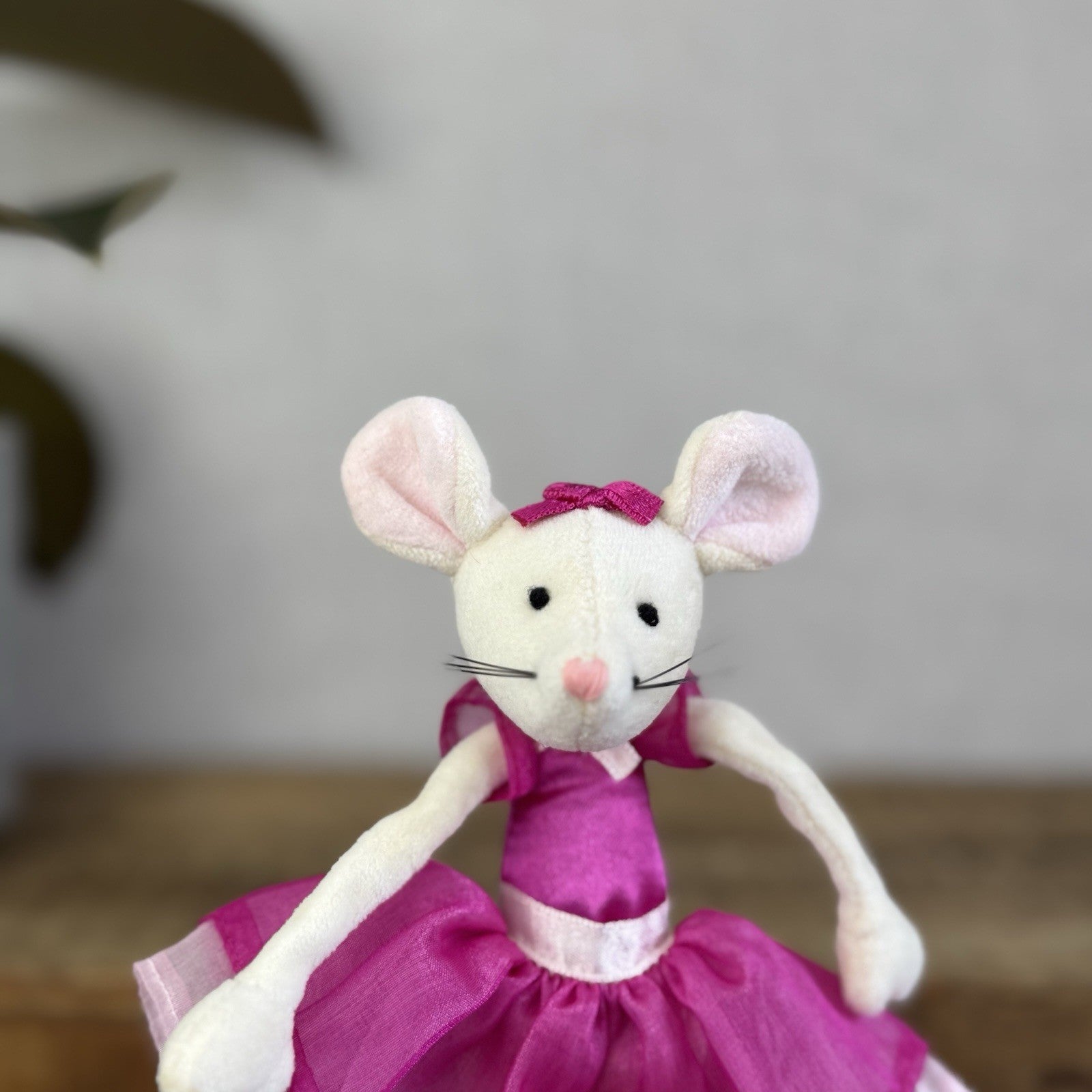 Jellycat Pirouette Mouse - Pink Ballerina Vintage Mouse Mini Soft Toy Small 9”