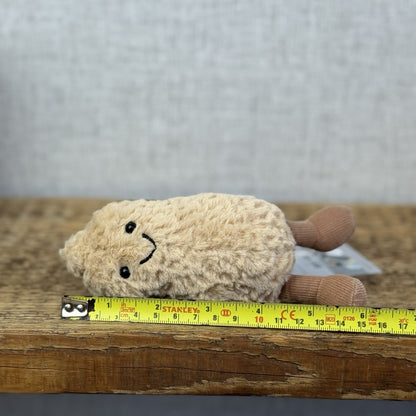 Jellycat Amusable Peanut - Small Beige Peanut Soft Toy Beanie 5"