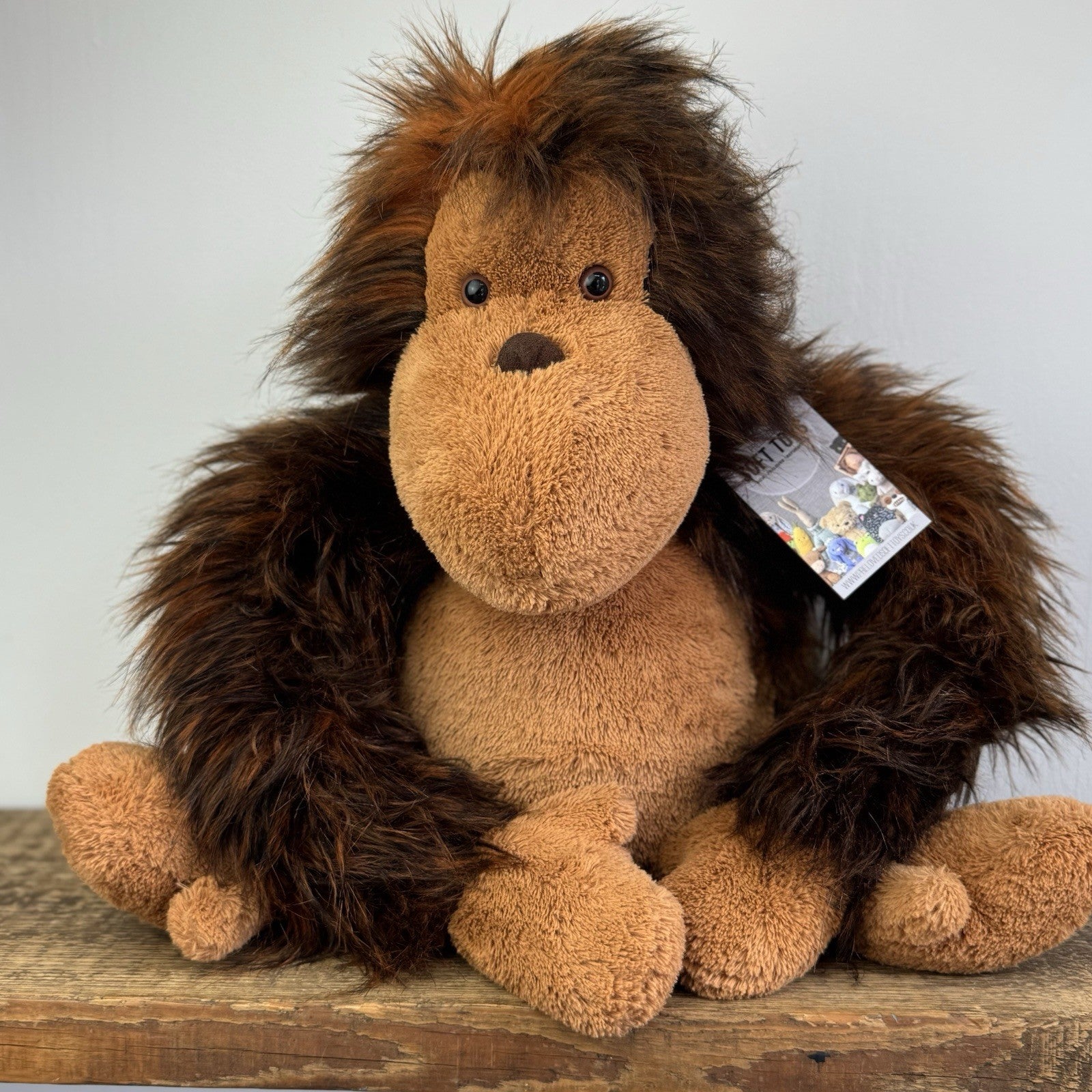 Jellycat Olaf The Orangutan Monkey Soft Plush Toy Very Large Big Retired 22"