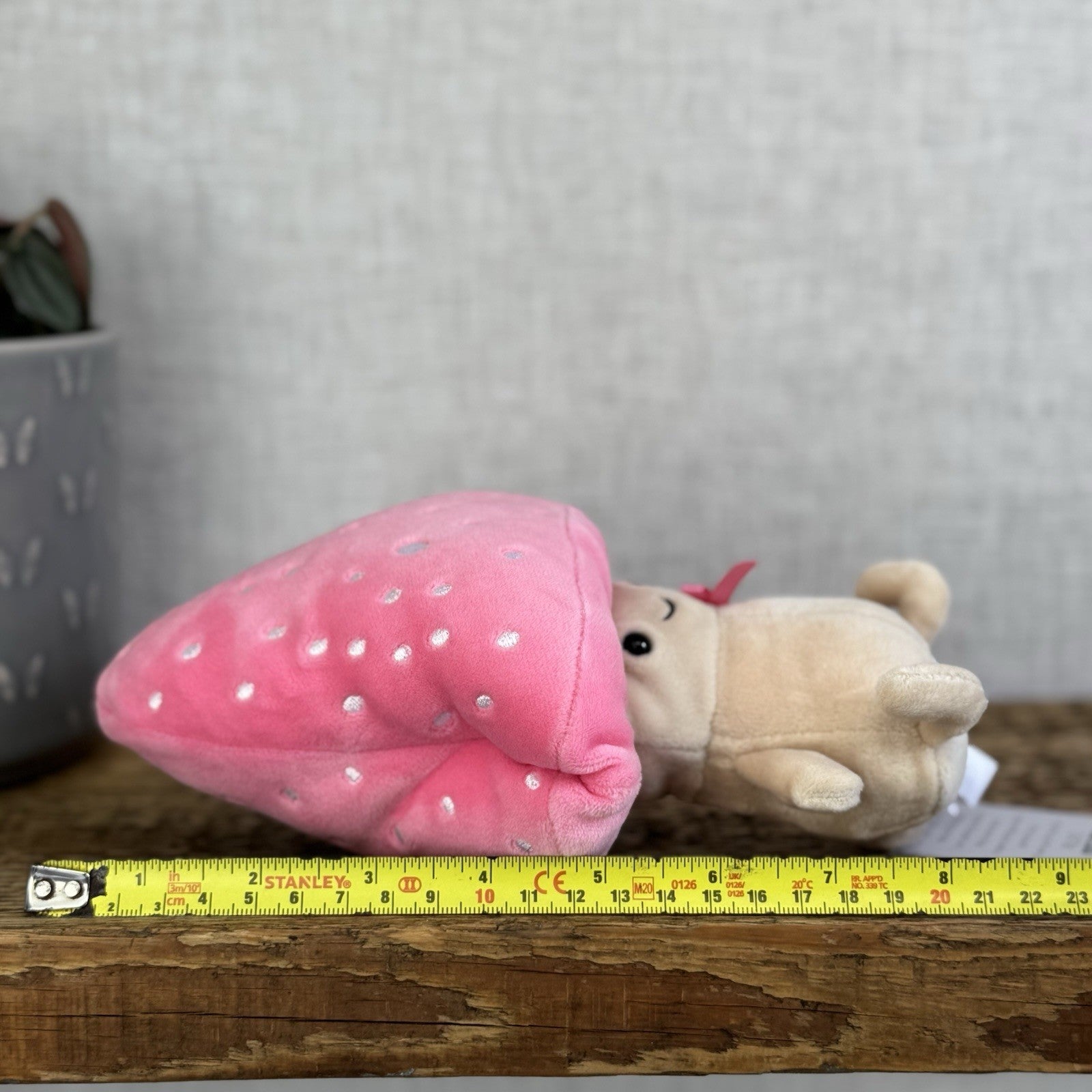 Jellycat Fun Guy Pattie - Pink Toadstool Amuseable Mushroom Soft Toy Small NWOT