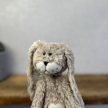 Jellycat Small Tiny Doolally Bunny Rabbit - Mini Long Limbed Beige Scruffy Bunny