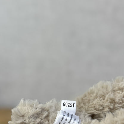 Jellycat Small Fletcher Bear - Retired Small Textured Light Grey Bear Beanie 7"