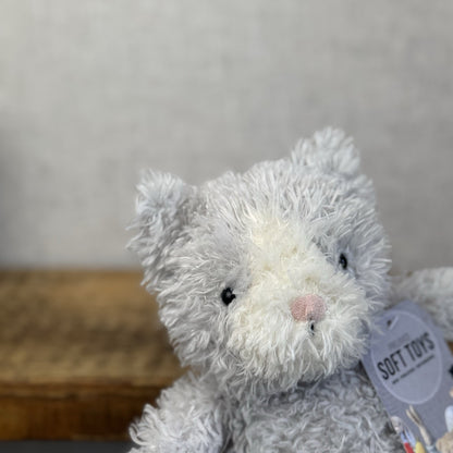 Jellycat Little Kitten - Small Grey Beanie Kitten Cat Retired Rare Small 7"