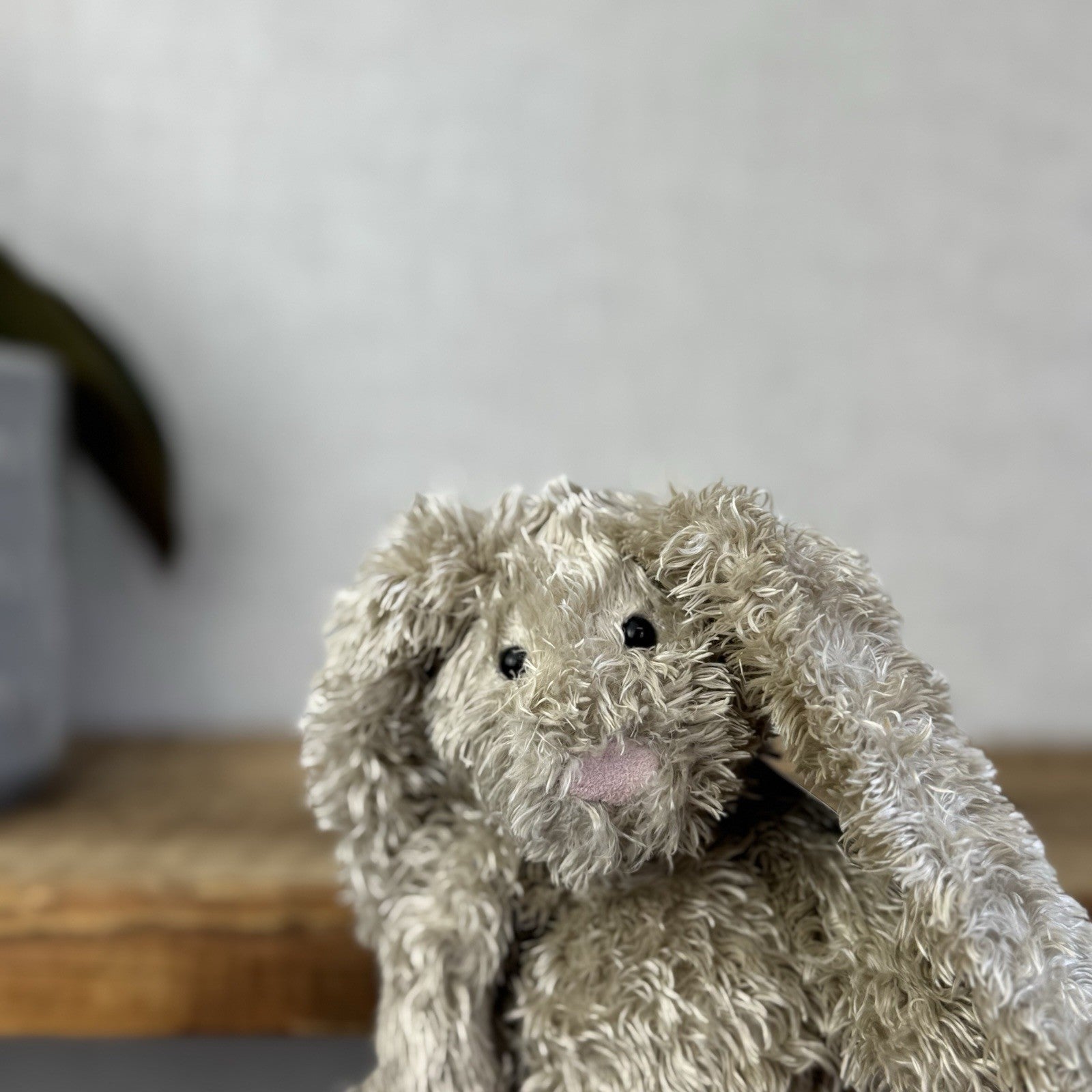 Jellycat Small Tumbler Bunny - Long Ear Beige Scruffy Bunglie Style Rabbit 7”