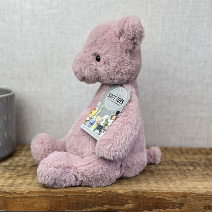 Jellycat Retired Puffles Piglet - Super Soft Pink Pig Beanie Retired 12"