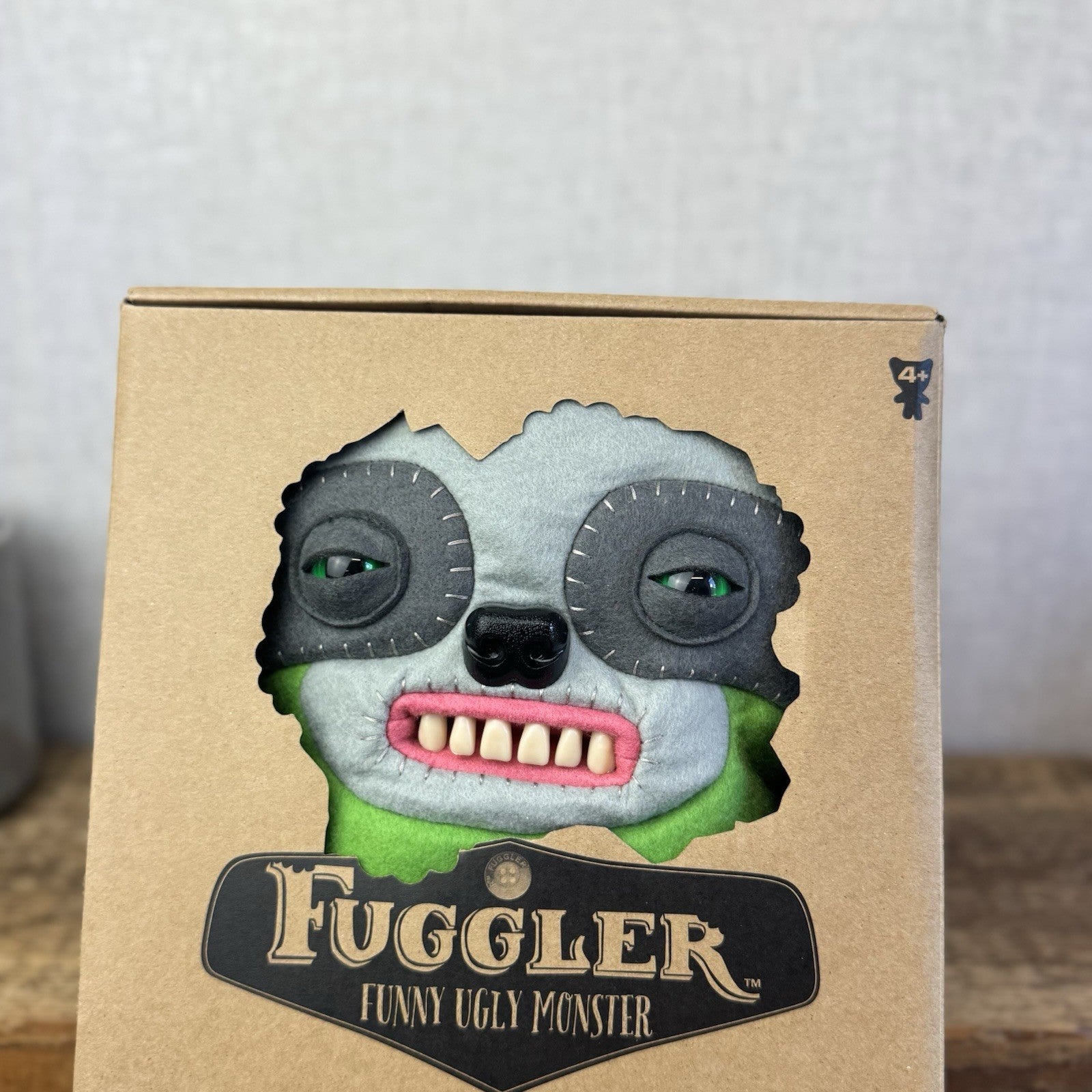 Fuggler Large Green Sickening Sloth - Large Green Sloth Claws Large 14" BNIB