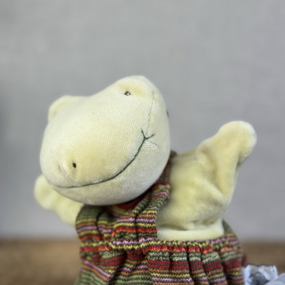 Moulin Roty Frog Soft Hand Puppet - Frog Puppet - Moulin Roty La Grande Famille