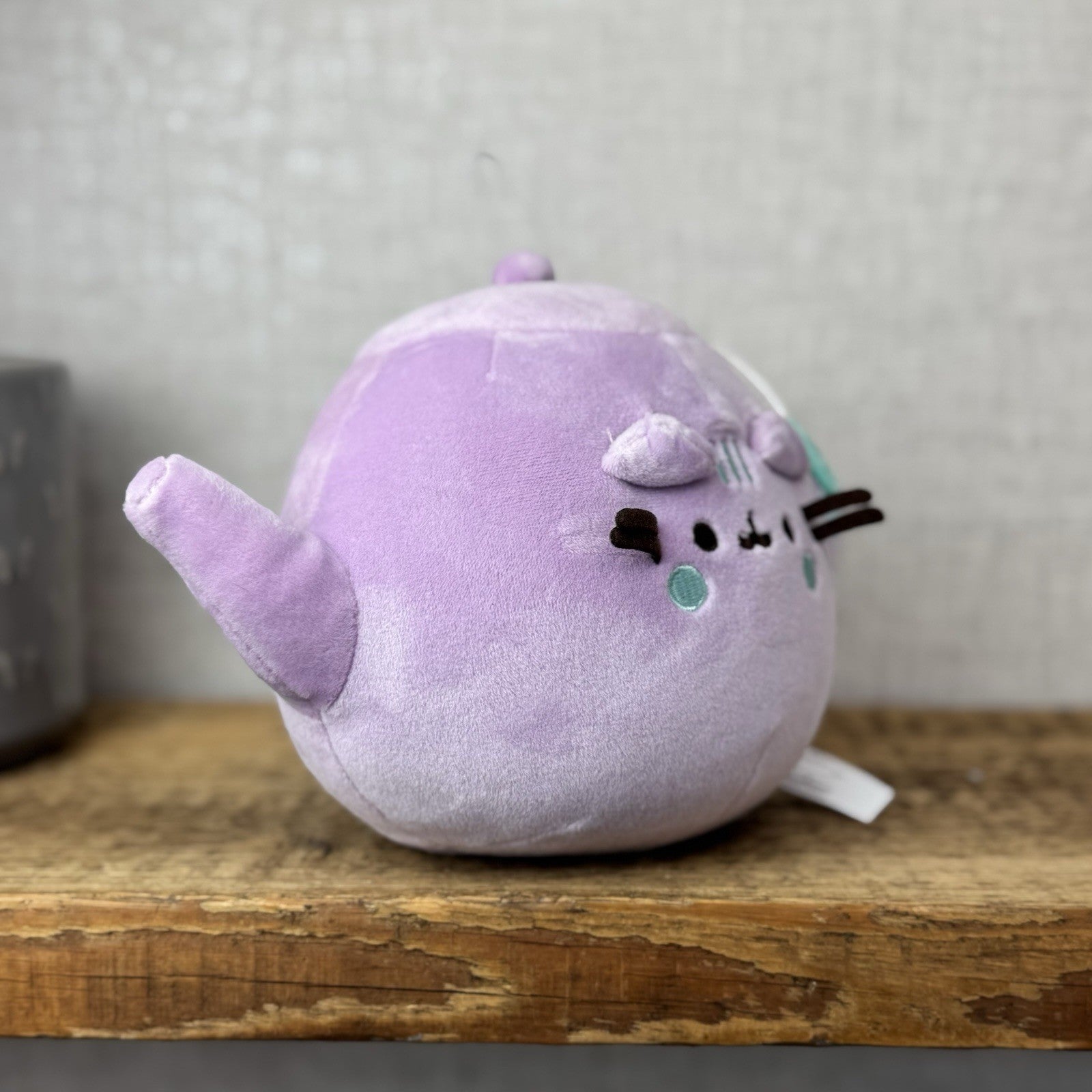 Gund Pusheen Cat - Teapot Pusheen Soft Squishy Plush Toy Collectible NWOT 8"