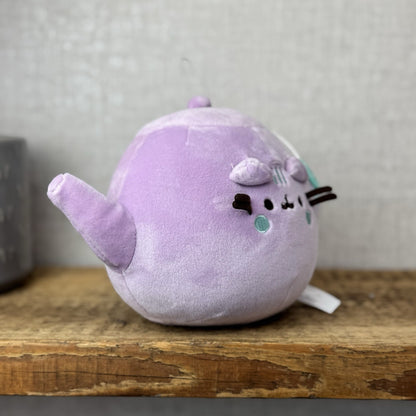 Gund Pusheen Cat - Teapot Pusheen Soft Squishy Plush Toy Collectible NWOT 8"