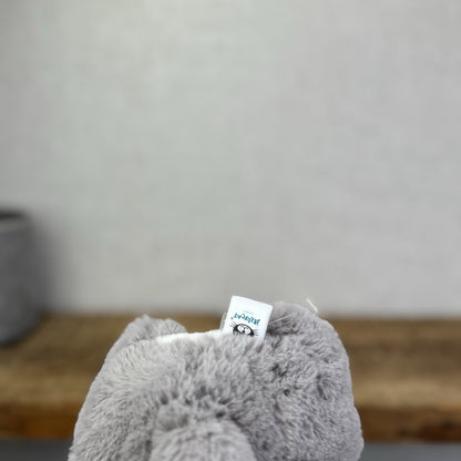 Jellycat Small Hudson Husky - Grey Laying Husky Beanie Soft Toy Retired 11"