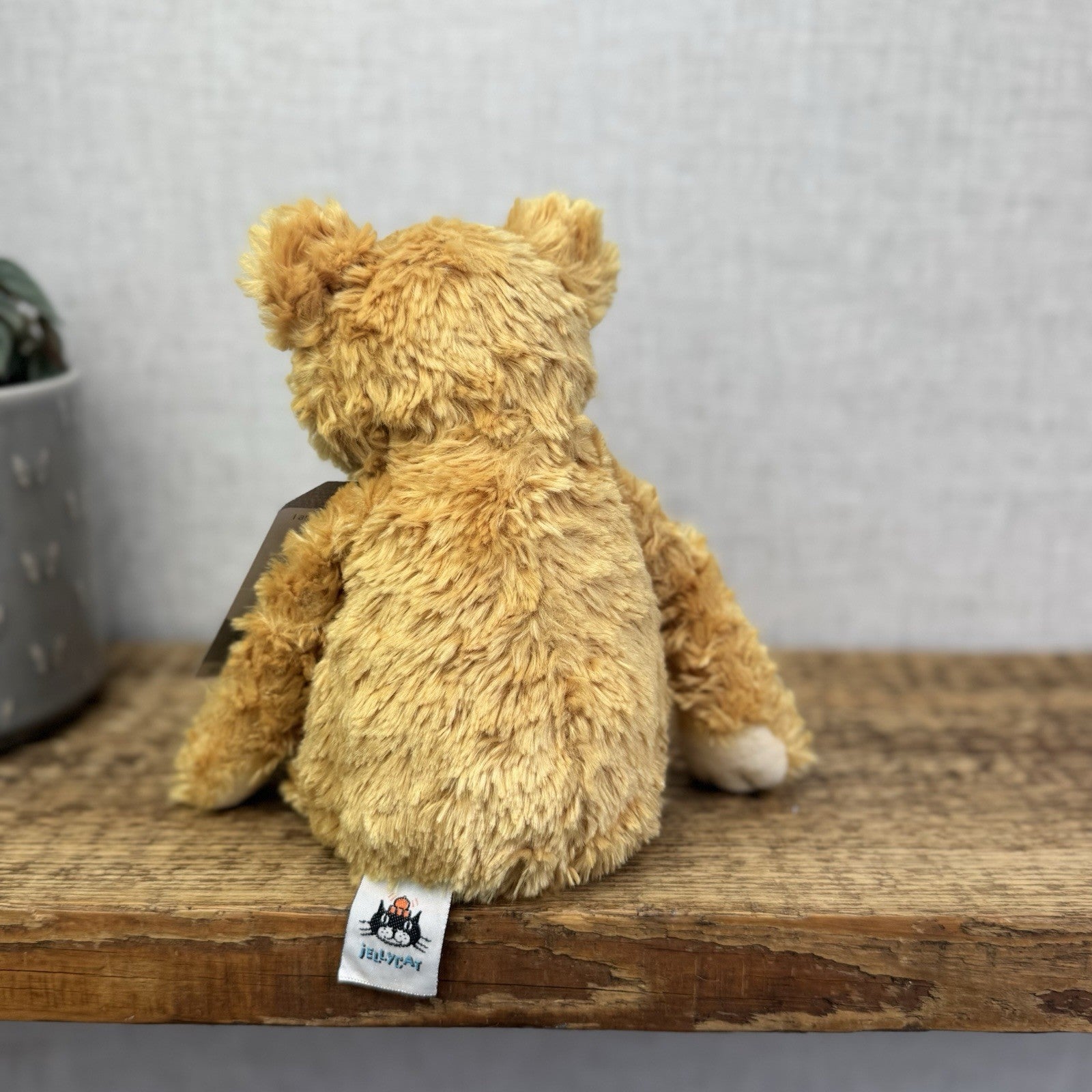 Jellycat Small Pickles Bear - Vintage Jellycat Golden Bear New Without Tags 12"