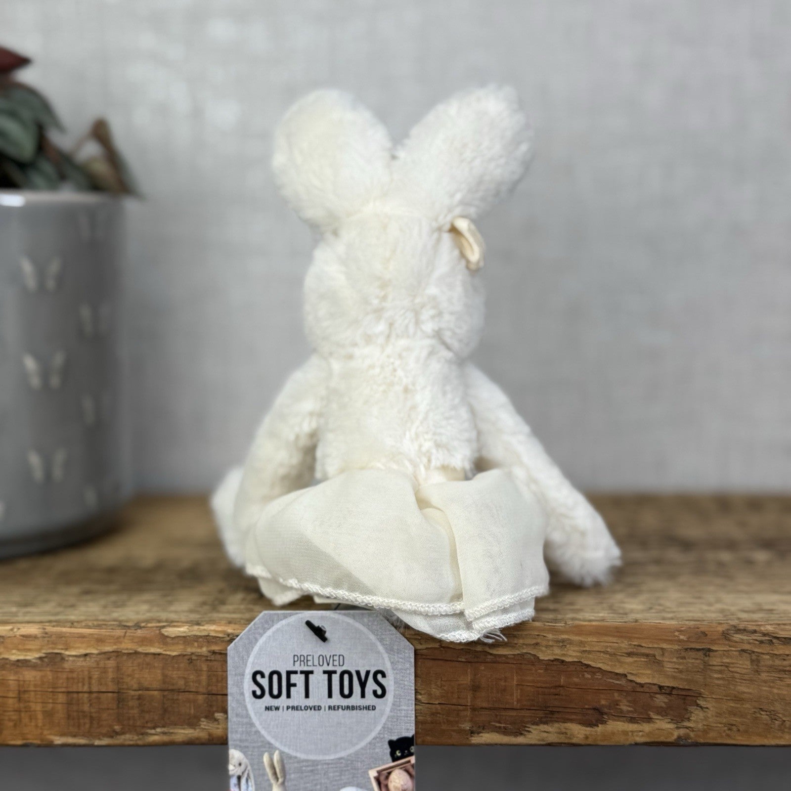 Jellycat Tutu Lulu Bunny Plush Toy Small Ballerina Cream Rabbit (white Company)
