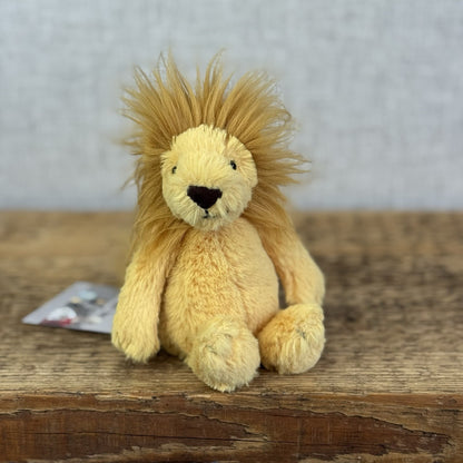Jellycat Baby Bashful Lion - Tiny Mini Lion Soft Toy Pocket Pal Beanie Rare 5”