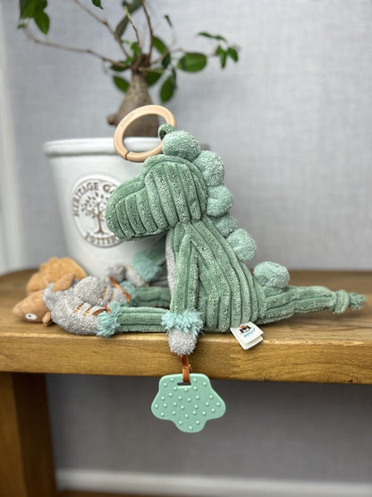 Jellycat Cordy Roy Baby Dino Jitter Soft Toy Plush Baby Activity Toy
