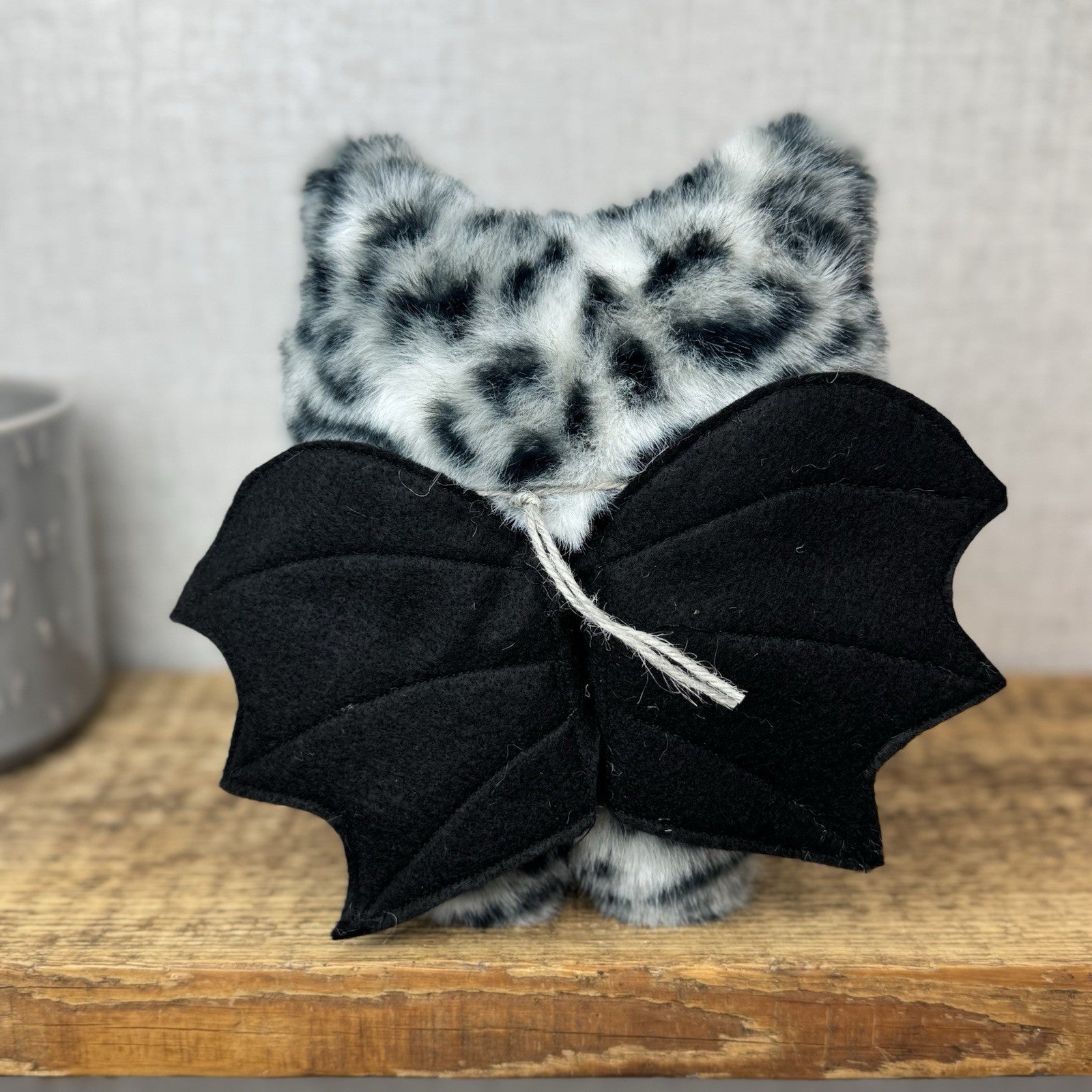 Fuggler - Bespoke Cusom Made Fuggler Leopard Print Bat Wings Made With Fuggler