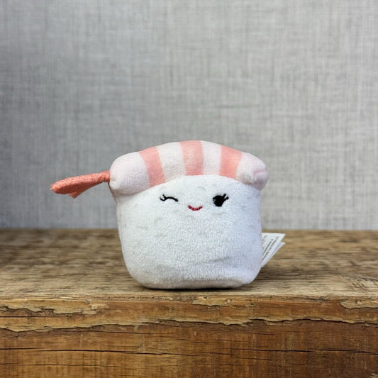 Squishmallow Squishville - Keina The Sushi - Tiny Shrimp Sushi Food 2"