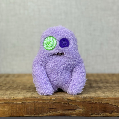 Fuggler Series 3 Sasquoosh Purple Mini Soft Toy Collectible (No tags) Retired